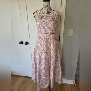 Gorgeous Floral Detail Midi Dress-NWT
